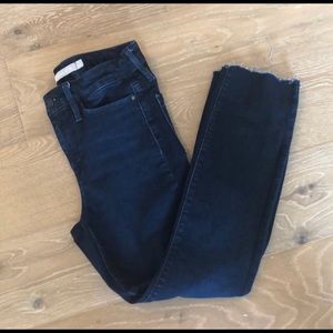 Athlete denim jeans 4 raw hem